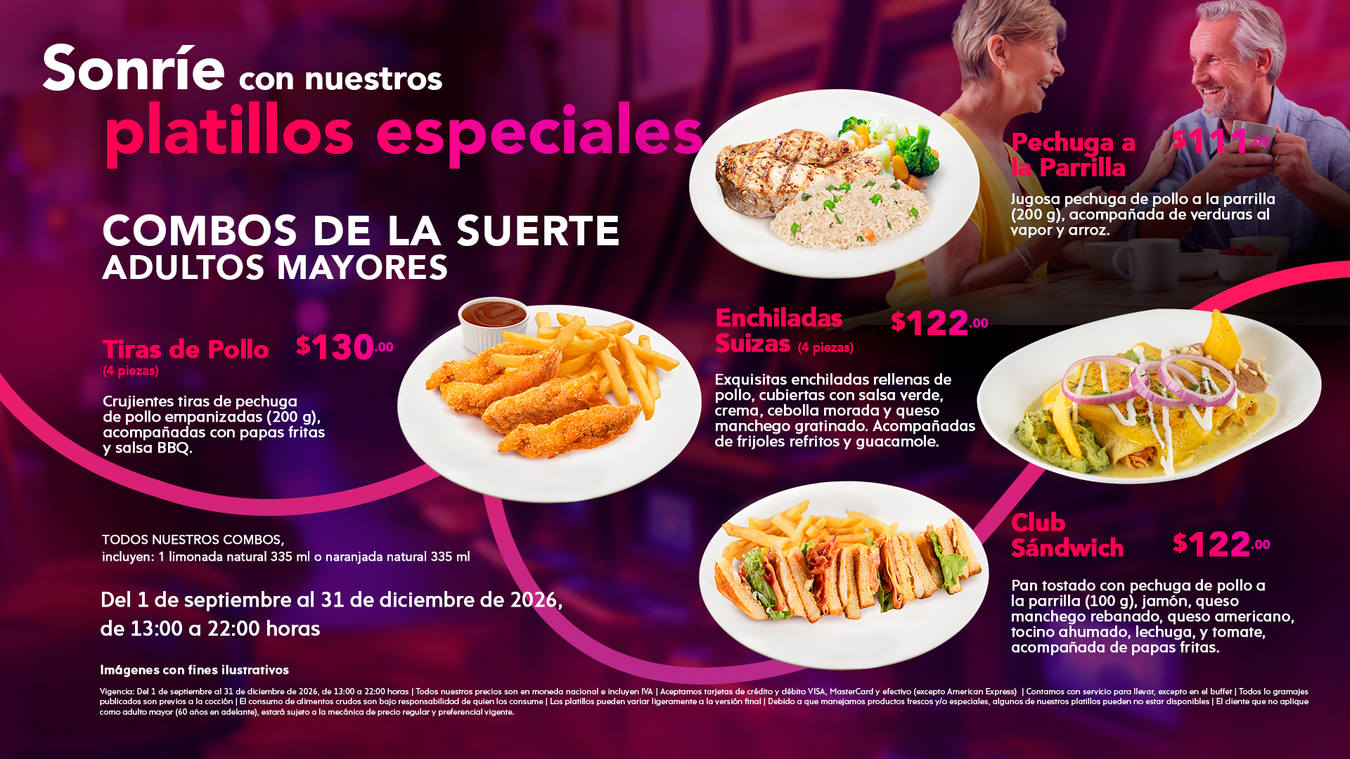 Disfruta exquisitos platillos en tu casino favorito