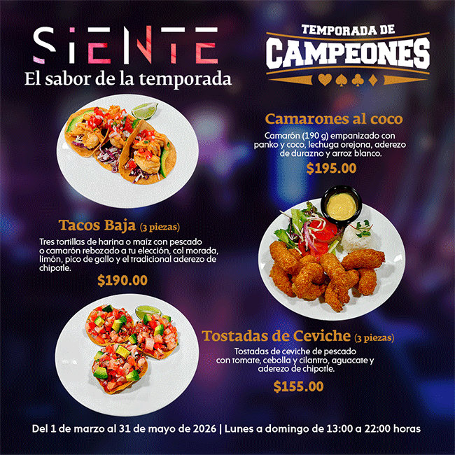 Disfruta exquisitos platillos en tu casino favorito