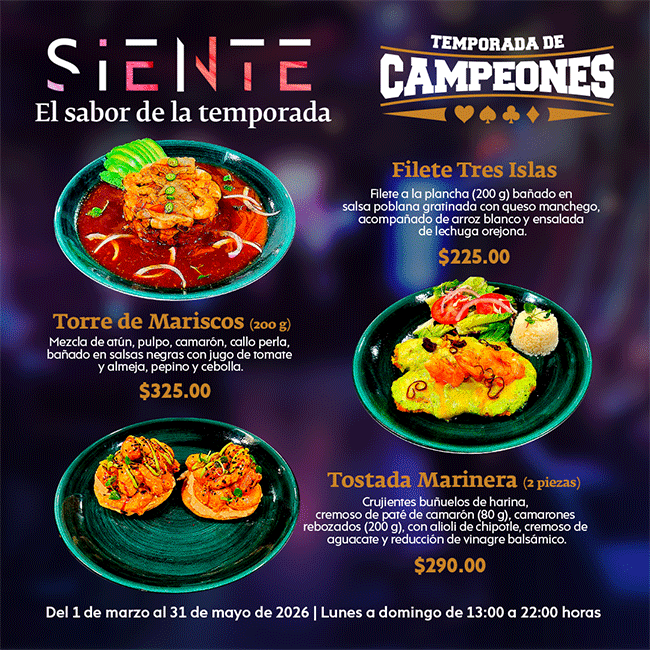 Disfruta exquisitos platillos en tu casino favorito